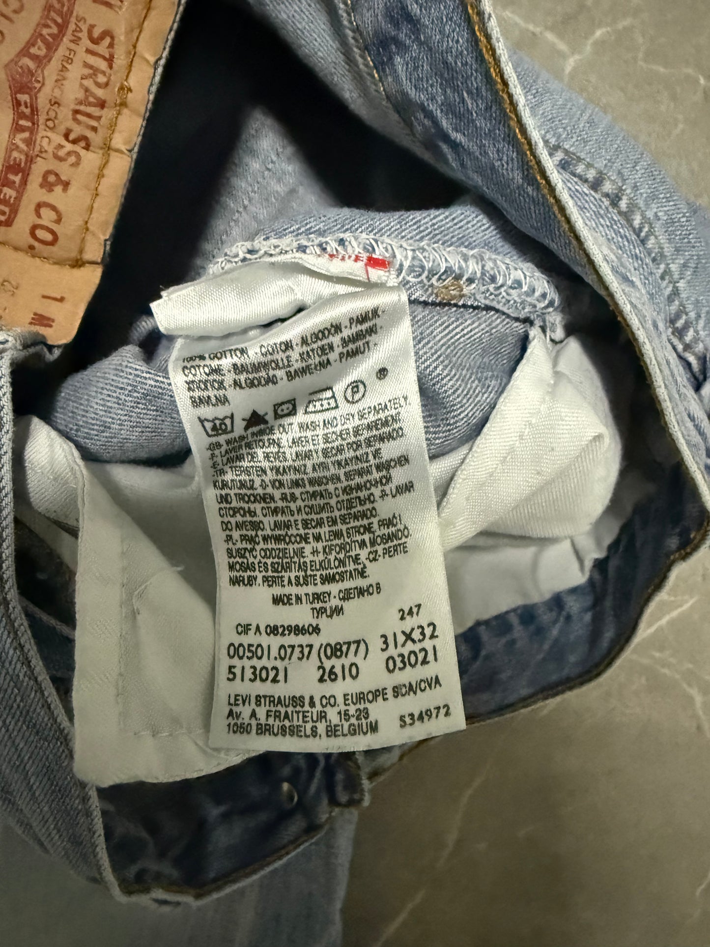 Levis Jeans 501 (S)