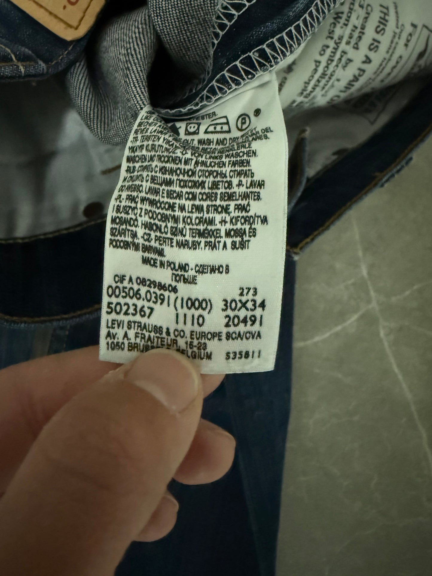 Levis Jeans 506 (S)
