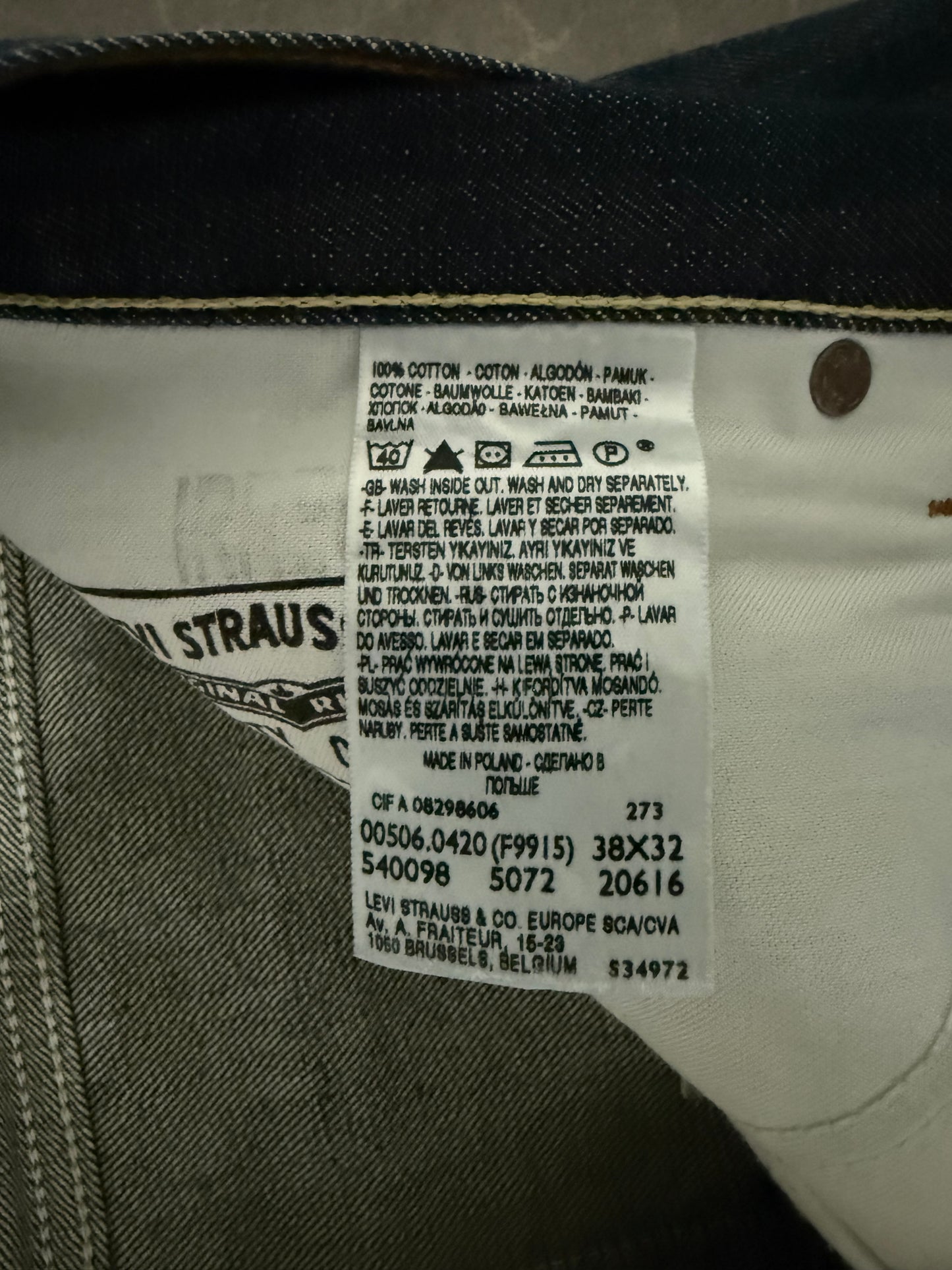 Levis 506 Jeans (XL)