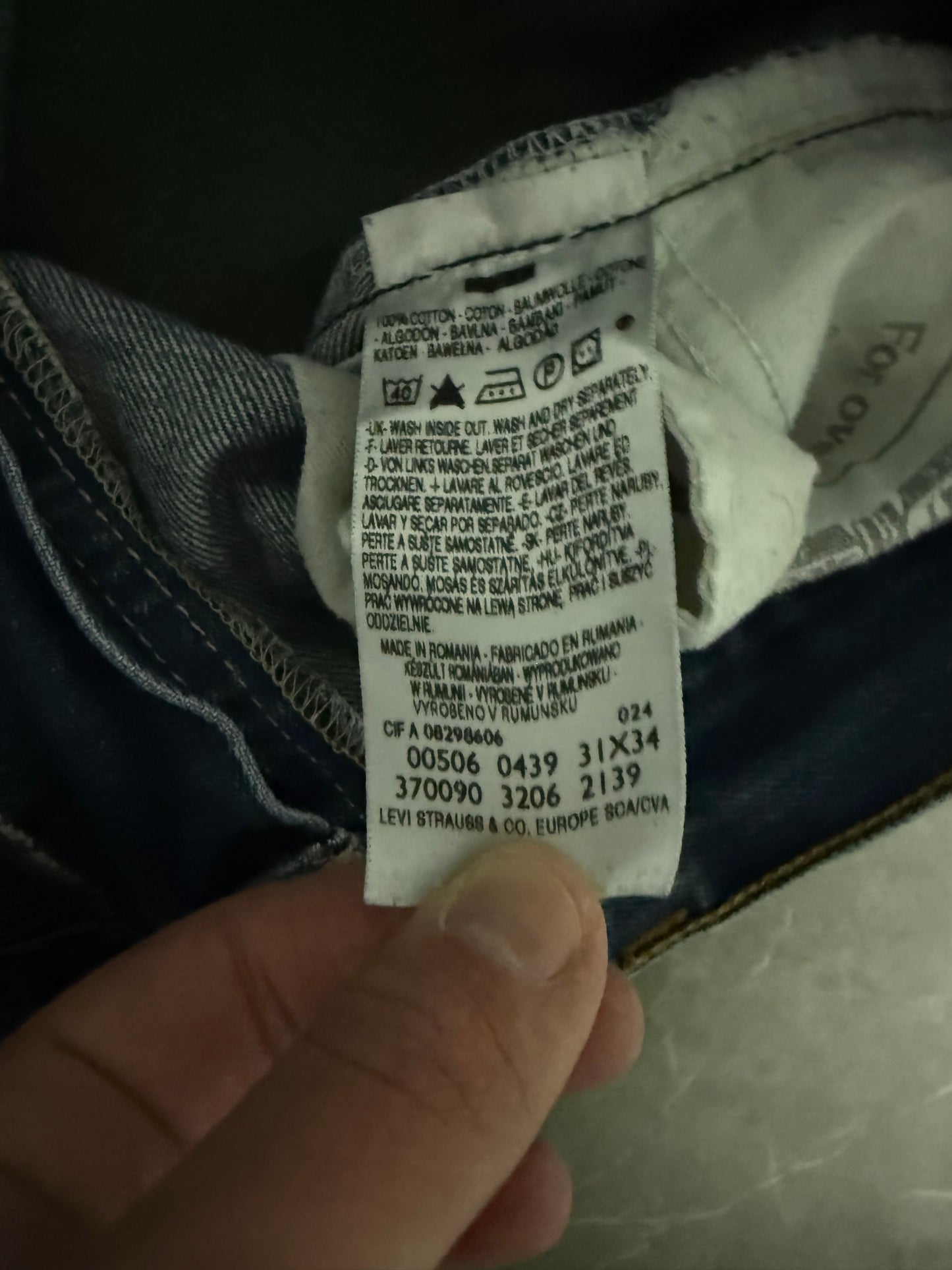 Levis Jeans 506 (S)
