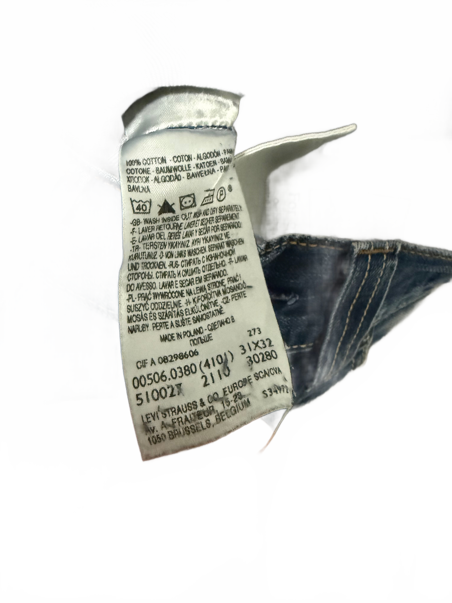 Levis Jeans 506 Standard (M)