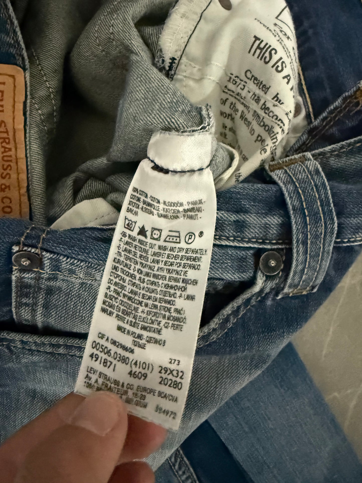 Levi’s Jeans 506 (S)
