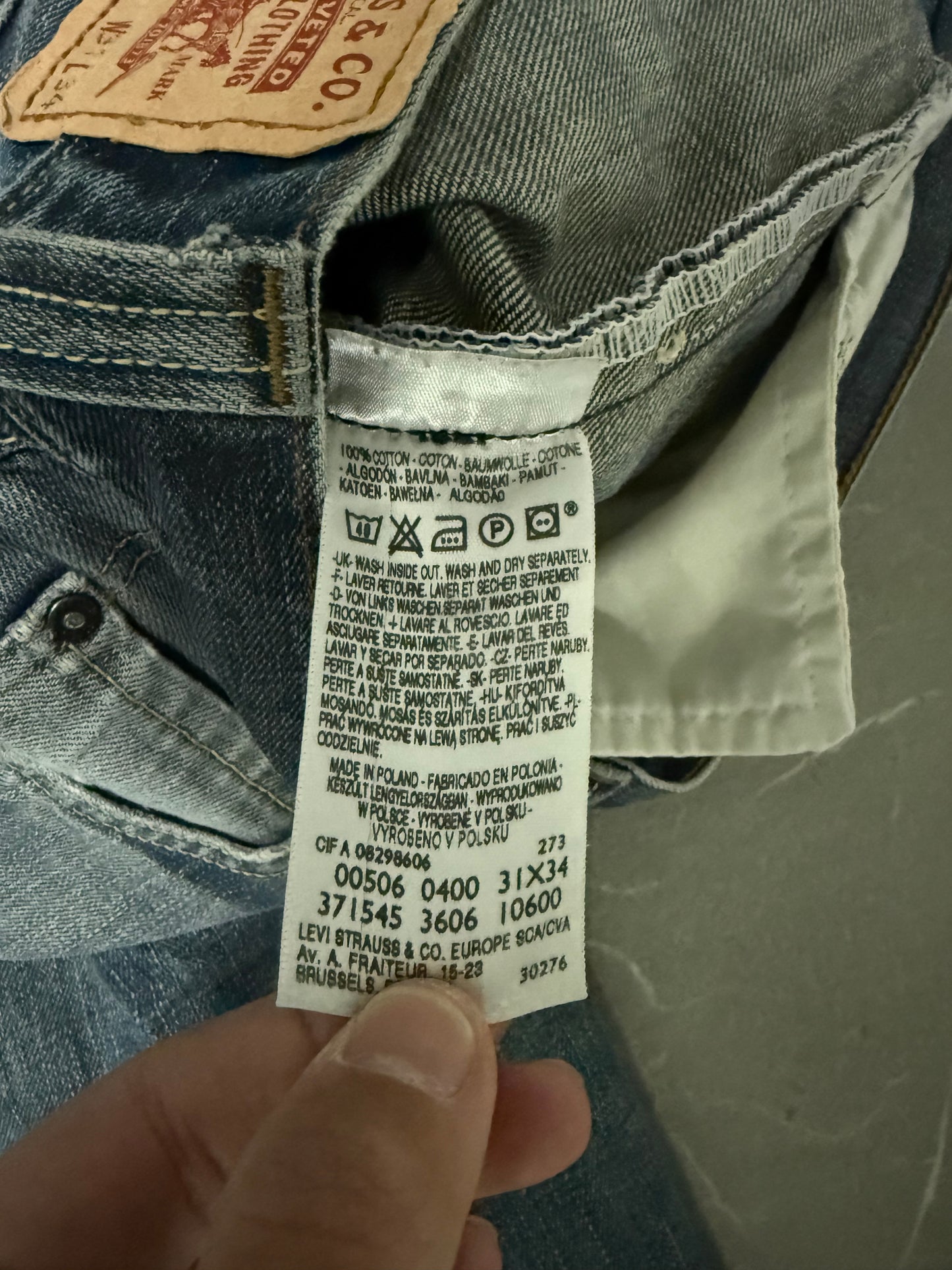 Levis 506 Jeans (S)
