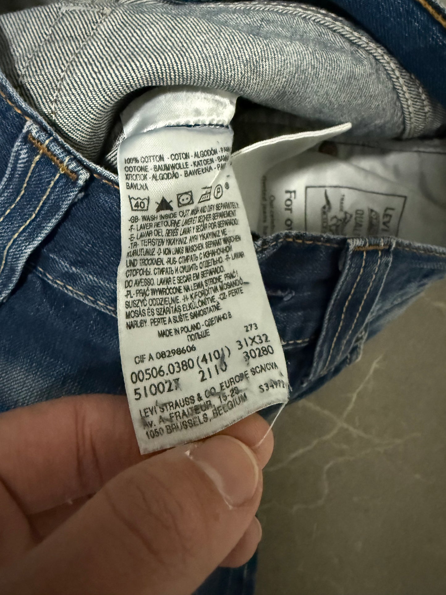 Levis Jeans 506 (M)