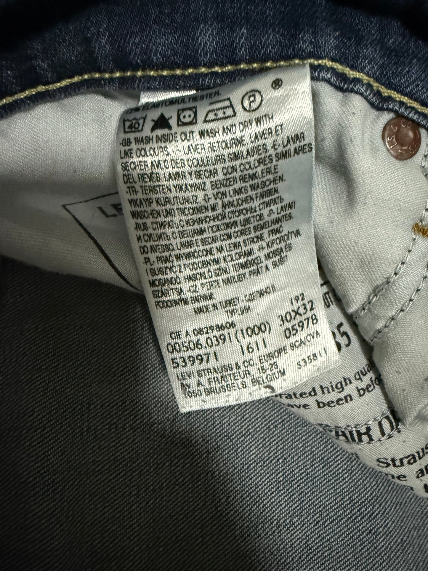 Levis Jeans 506 (S)