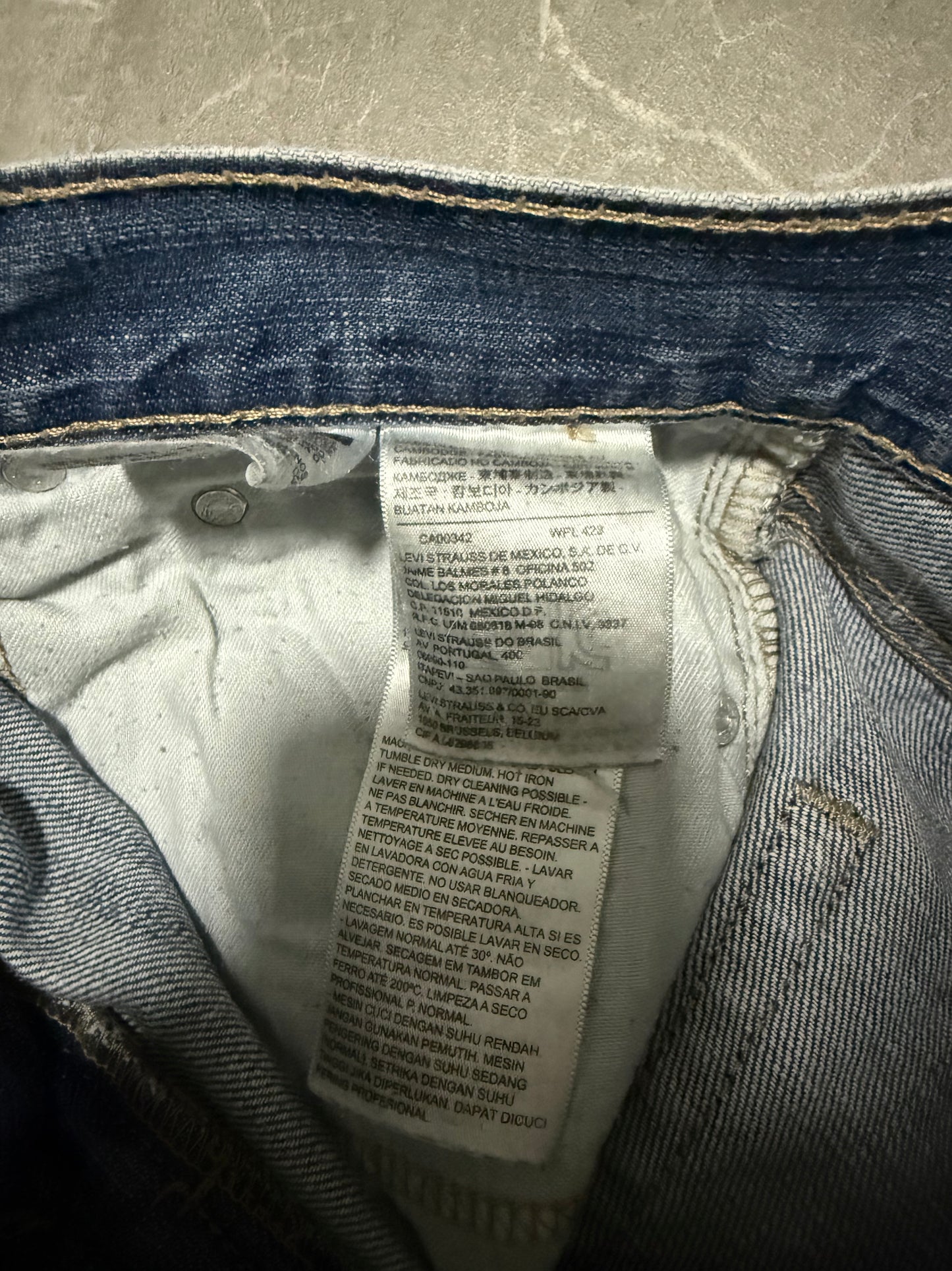 Levis Jeans 527 Bootcut (S)