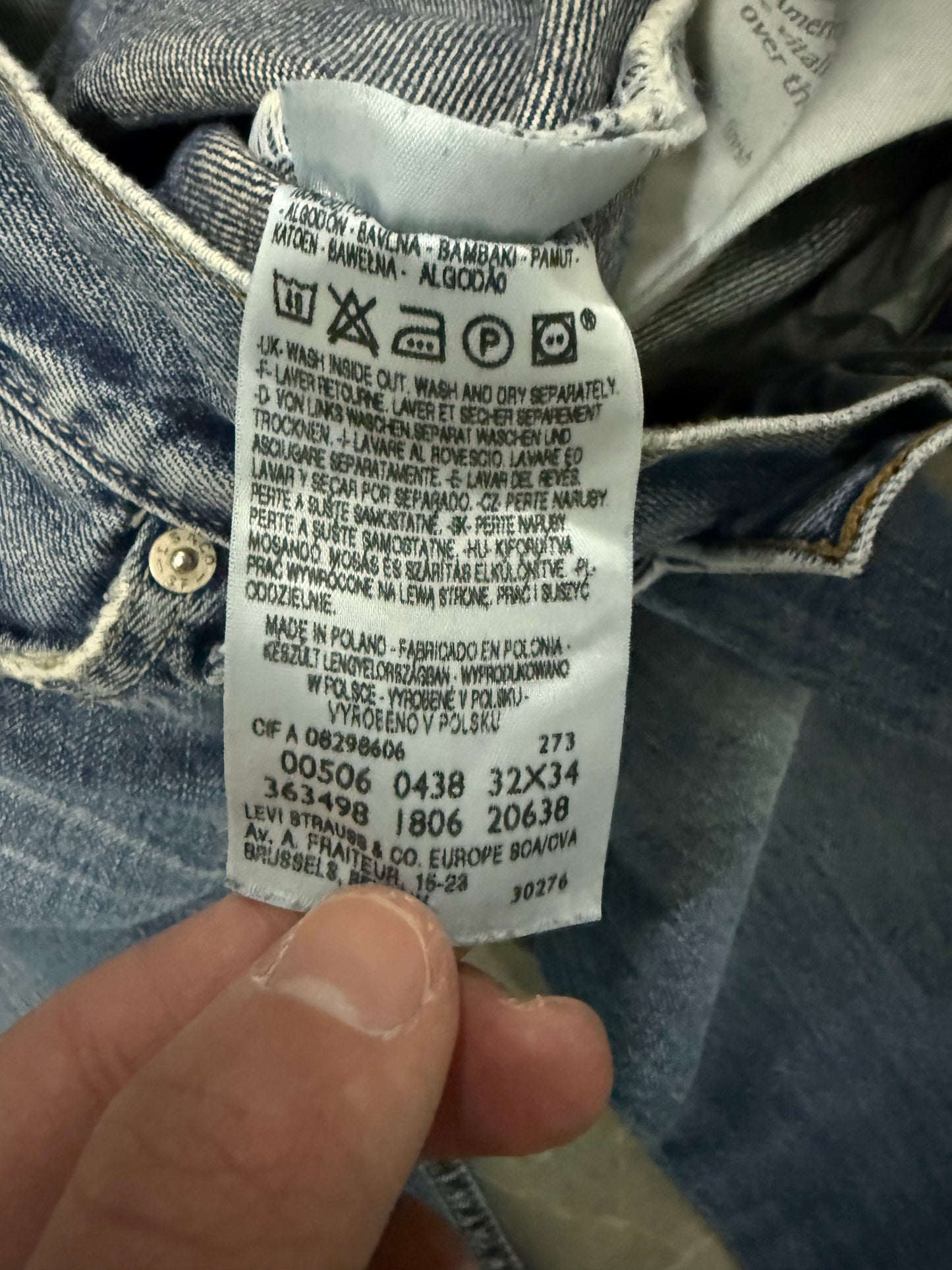 Levis Jeans 506 (M)