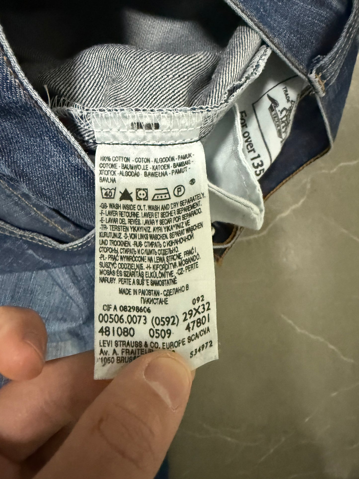 Levis Jeans 506 (XS)