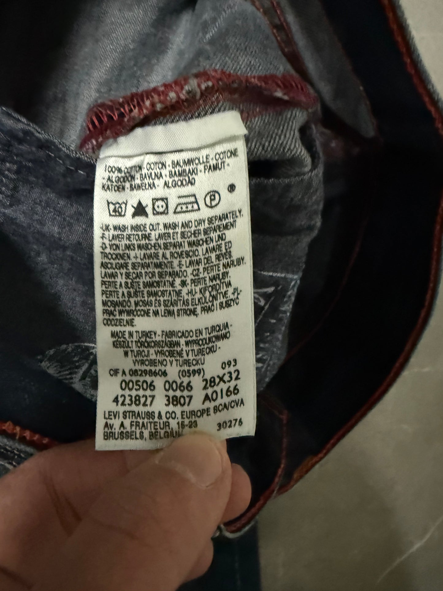 Levis Jeans 506 (XS)