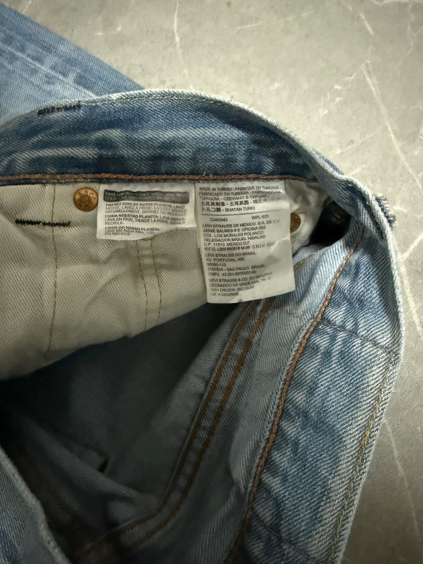 Levis Jeans 501 (XS)